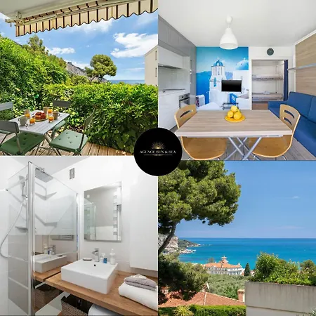 Les Miradors - Calme - Vue - Piscine - Parking Privé * Menton